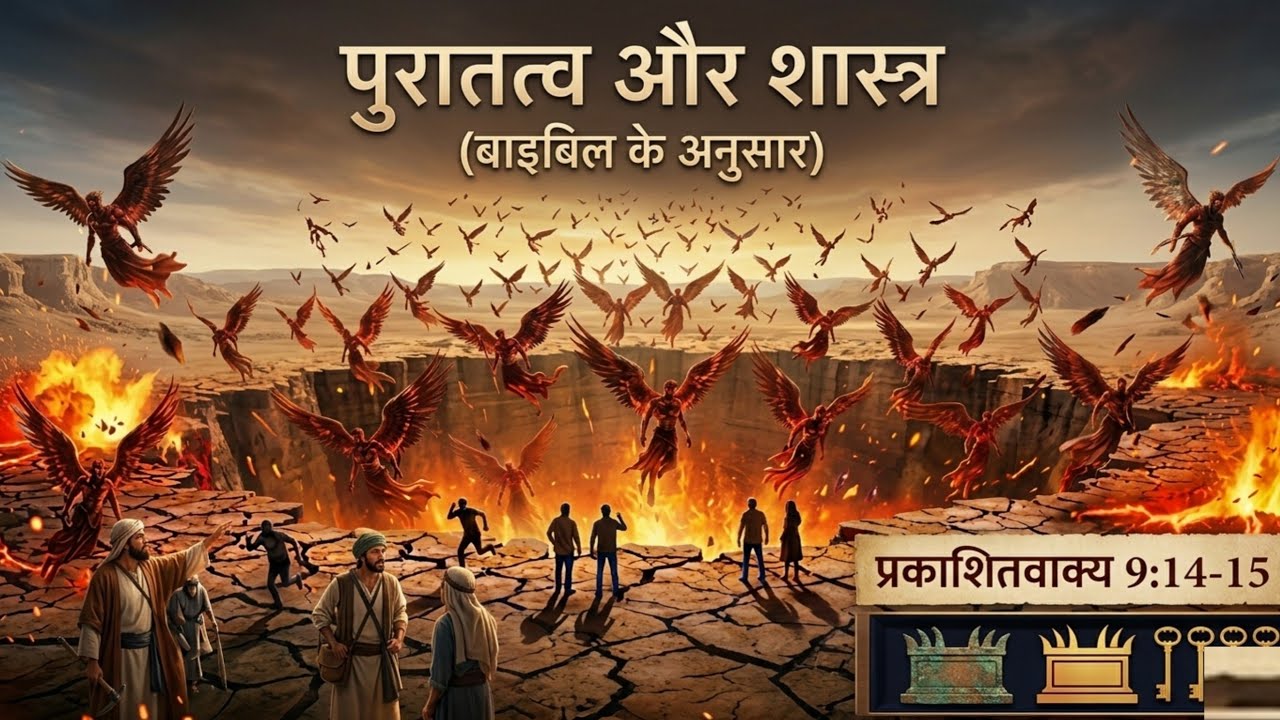 नदी सूख गई, अब ये बाहर आ रहे हैं! 😱 Euphrates River 4 Angels