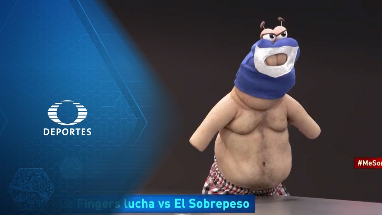 Blue fingers Lucha vs El sobre peso | Compayópolis | La Jugada del mundial