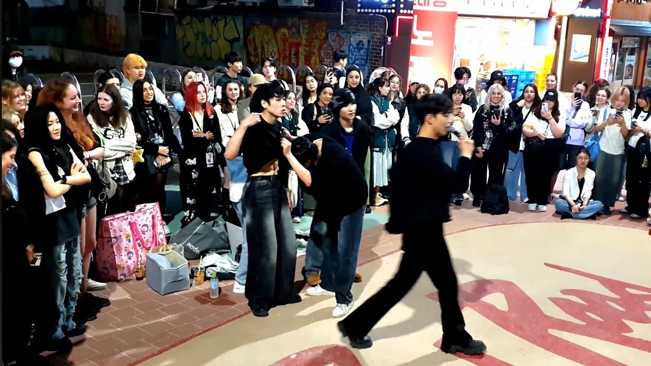 [STREET ARTIST] ONE OF. INTERACTIVE HONGDAE BUSKING. 240509.