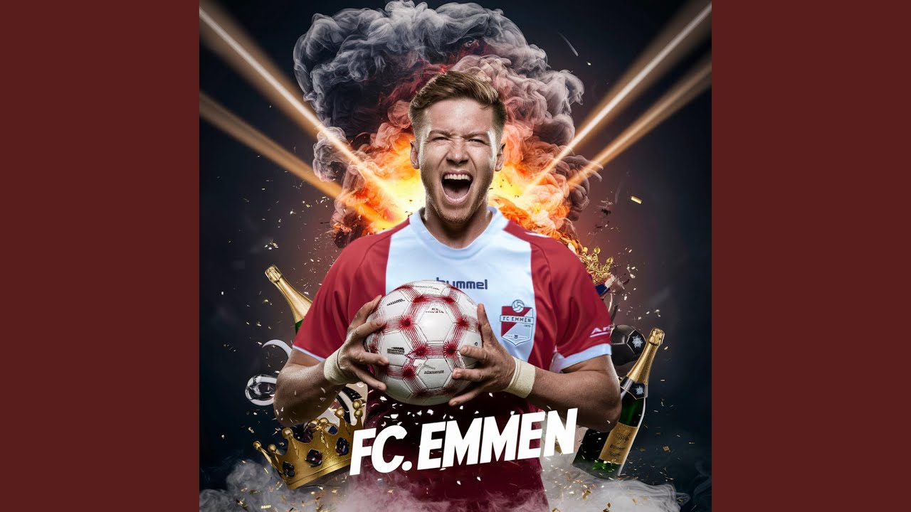 FC EMMEN ROOD WIT ROOD