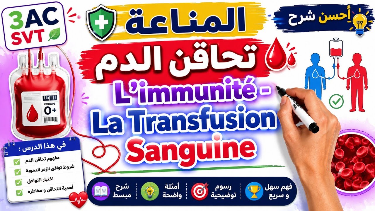 المناعة- تحاقن الدم |L'immunité -  La Transfusion Sanguine