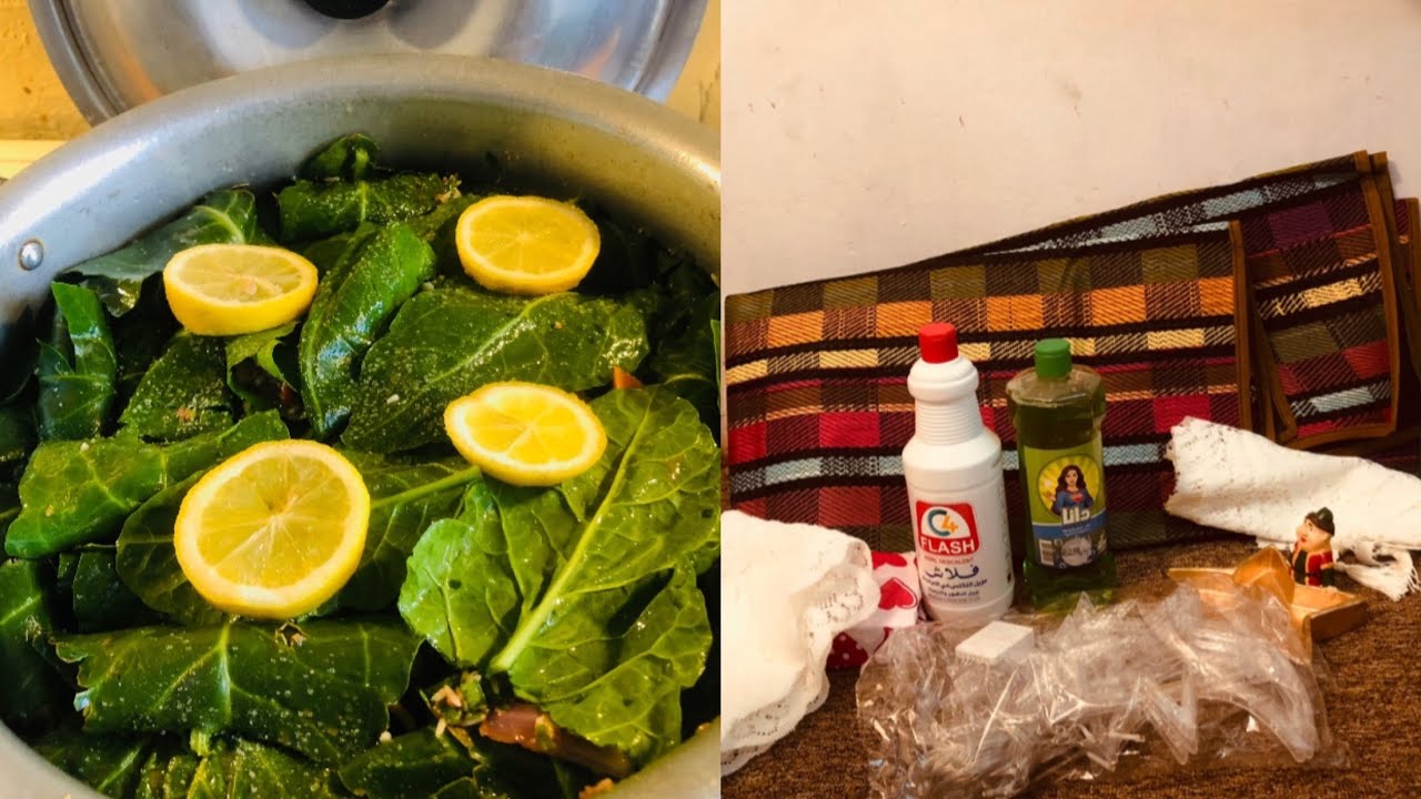 تحضيرات رمضان بدت🌙🌃 تنضيف المطبخ🧼+مشترياتي+طبخ دولمه
