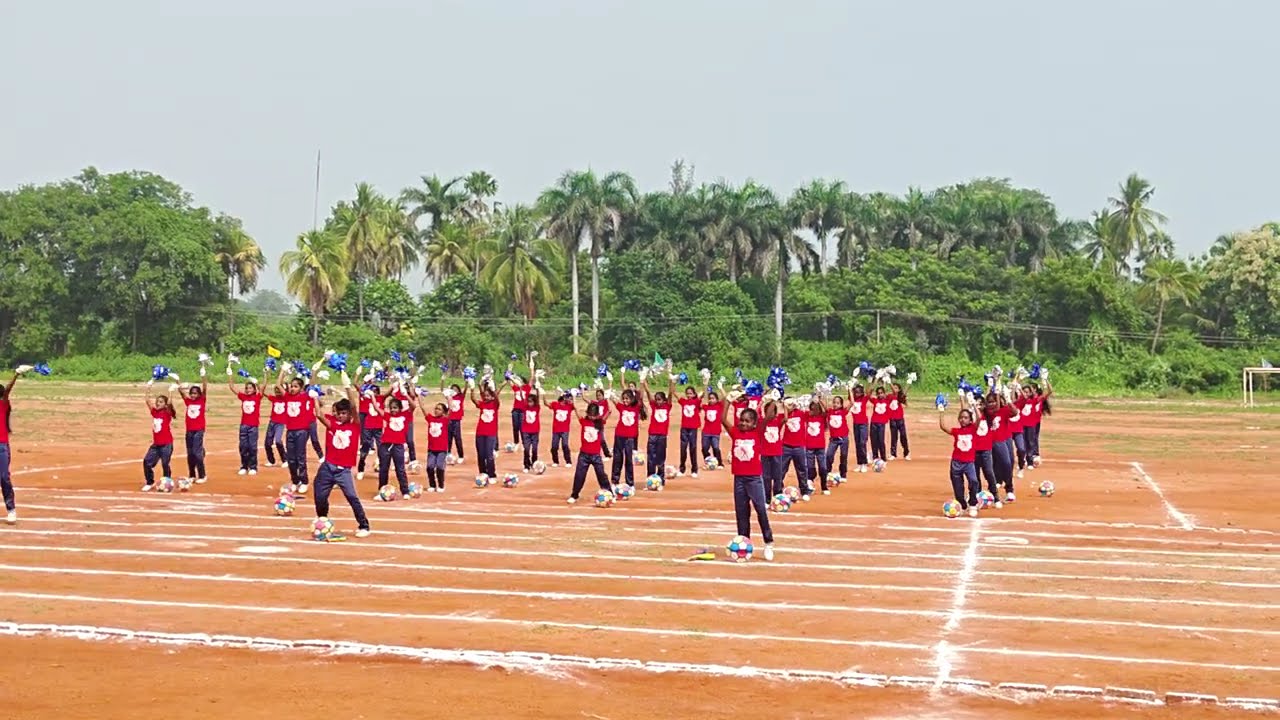 Aerobic dance with beautiful music....