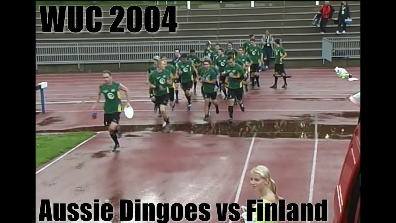WUC2004 Opening Ceremony / warm-up / Dingoes vs Finland 1stHalf