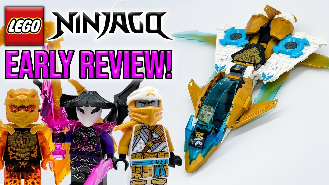 Zane's Golden Dragon Jet EARLY Summer 2022 Review! LEGO Ninjago Set 71770