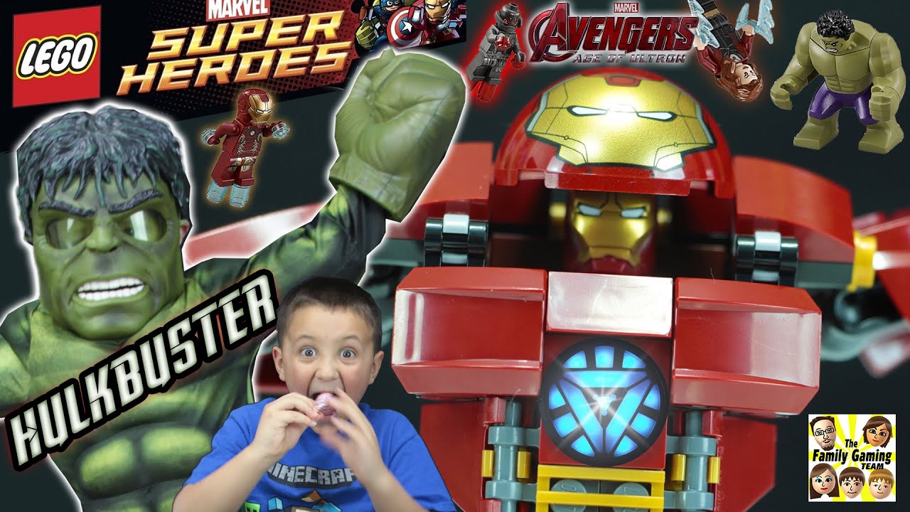 LEGO Hulk Buster Smash сборки Обзор Fun! Мстители Возраст Ultron Stop Motion & Timelapse