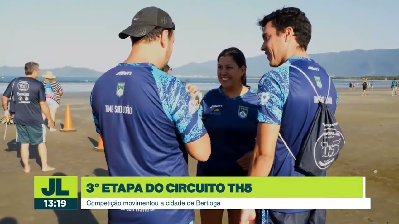 Emoção e esporte: Bertioga recebe a 3ª etapa do Circuito TH5 de Aquathlon e Travessia | JL