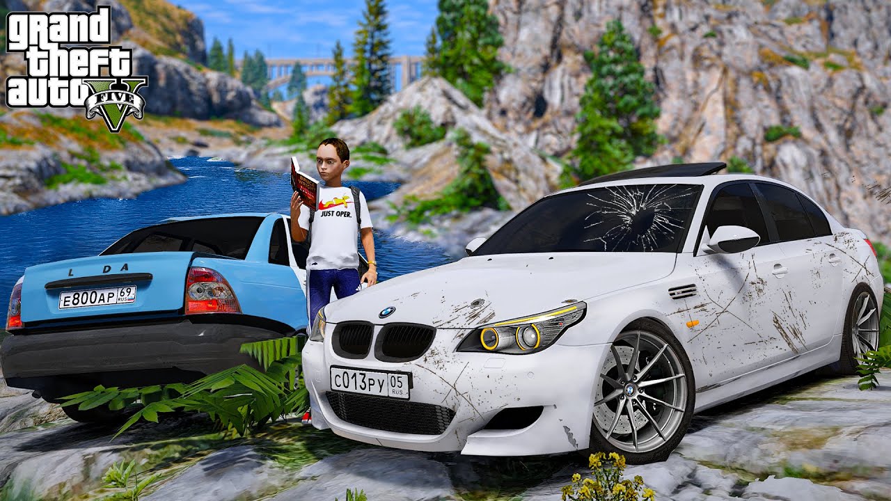 НАШЛИ ЗАБРОШЕННУЮ BMW M5 E60 В ЛЕСУ! ЗАБЫТАЯ БМВ М5 БРОДЯГА! ОПЕРСКАЯ ЕЗДА В GTA 5 🌊ВОТЕР