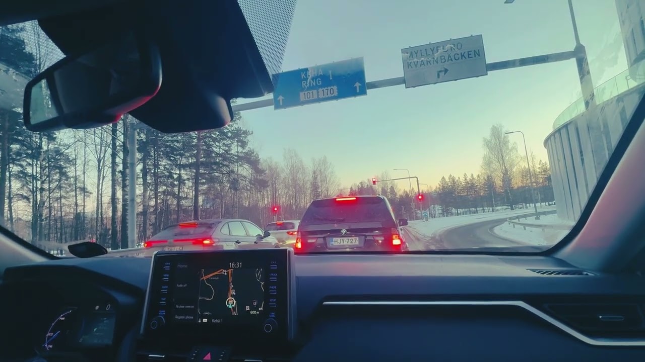Helsinki winter | Out Side So Cold | Freezing Temperatures -20 Degrees | Car Driver |Bd vlog finland