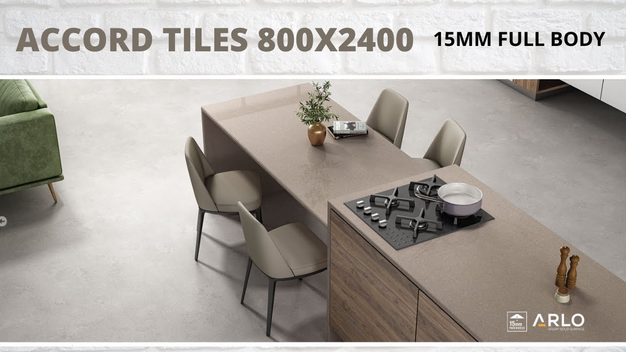 FULL BODY TILES BY ACCORD VITRIFIED. 80X240 AND 1.5CM THICK. FOR KITCHEN COUNTERS, FLOORS AND WALLS