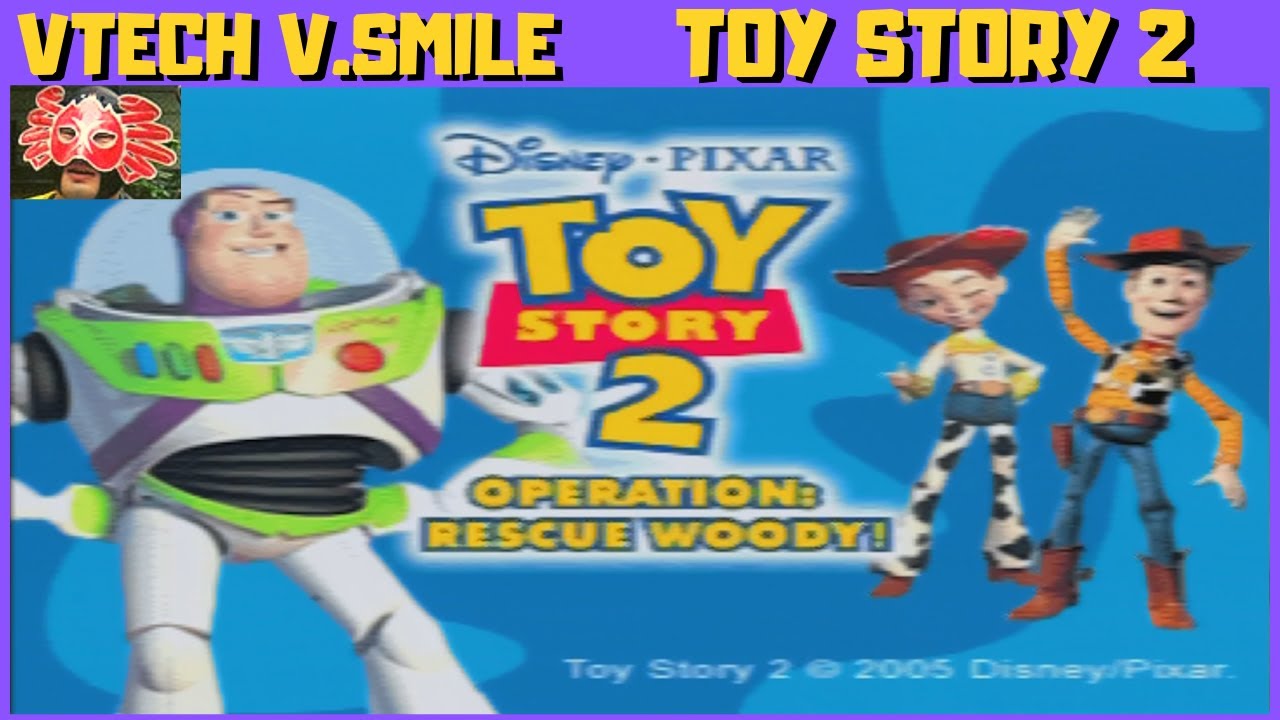 Toy Story 2: Operation: Rescue Woody (VTech V.Smile) Learning Adventure and Learning Zone 🦀