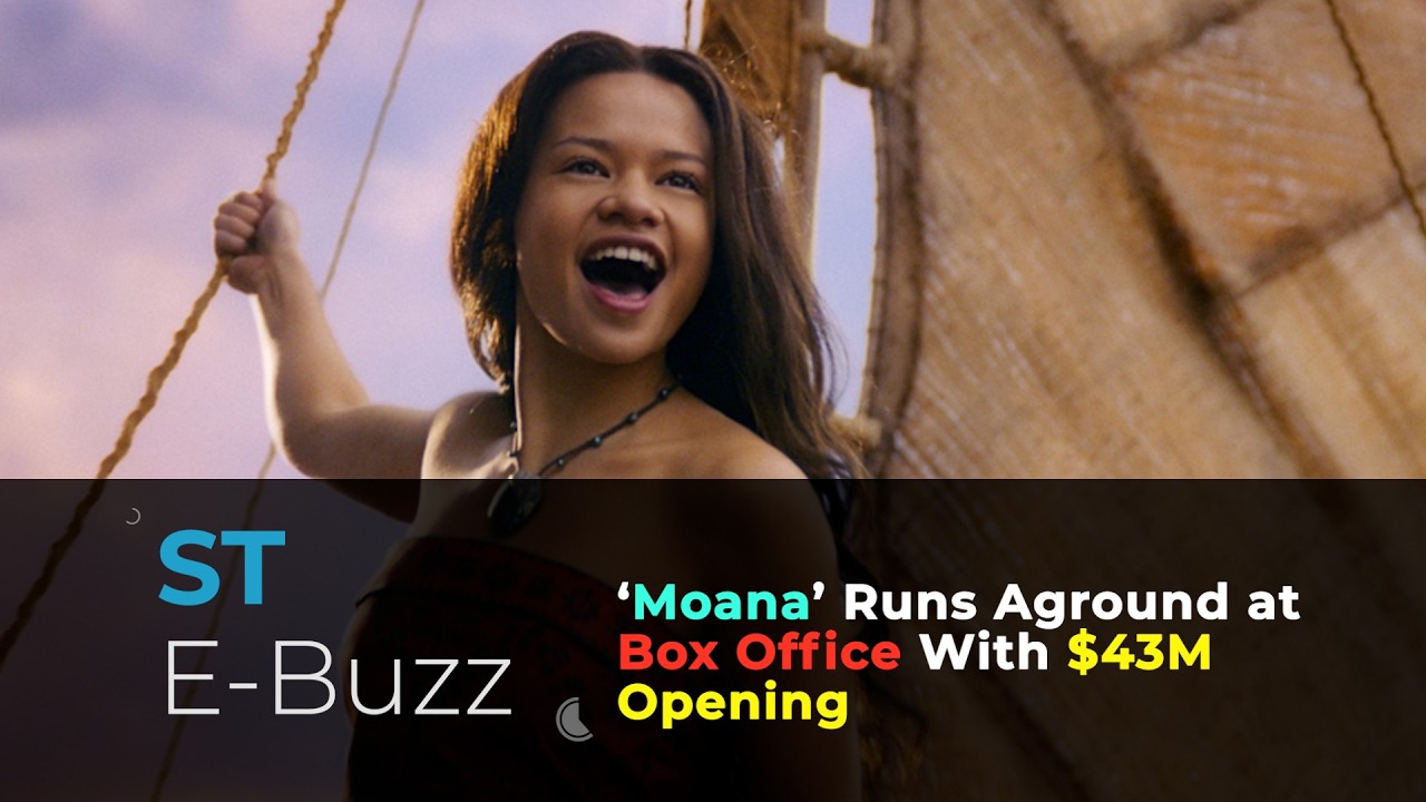 &lsquo;Moana&rsquo; Runs Aground at Box Office With $43M Opening