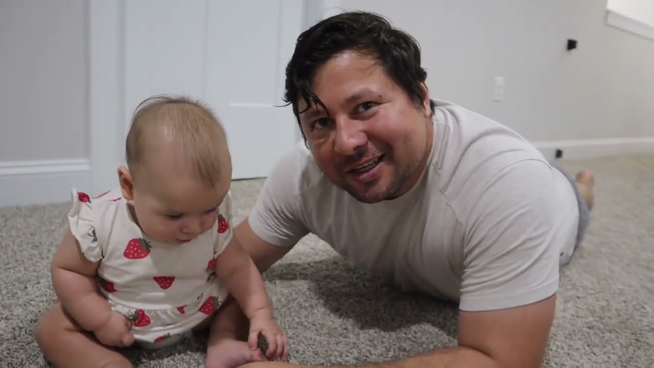 Baby learns to sit up while on vacation..