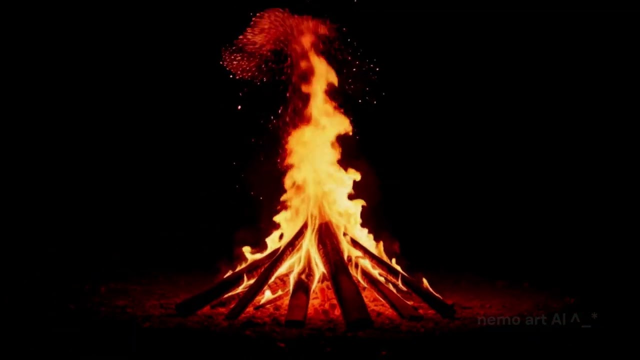 fireplace  6 hours #ai #fire #aiart #see #asmr #fun #stablediffusion #hot #hour #fireplace