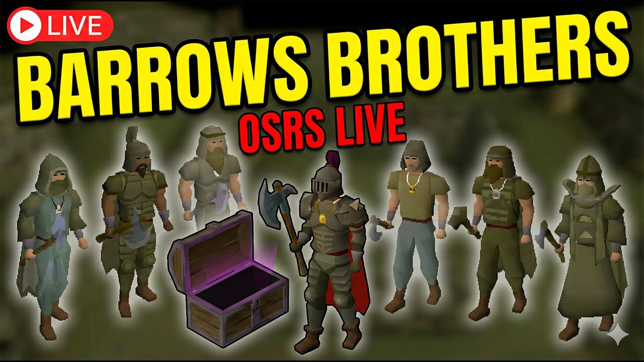🏰 ¡BUSCANDO EL DROP MILLONARIO! | Barrows Brothers Grind 💰 OSRS