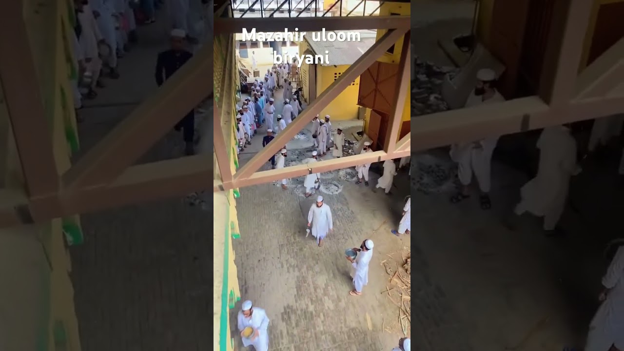Madrasa mazahir uloom/ Saharanpur University m students ko biryani? Masahallah