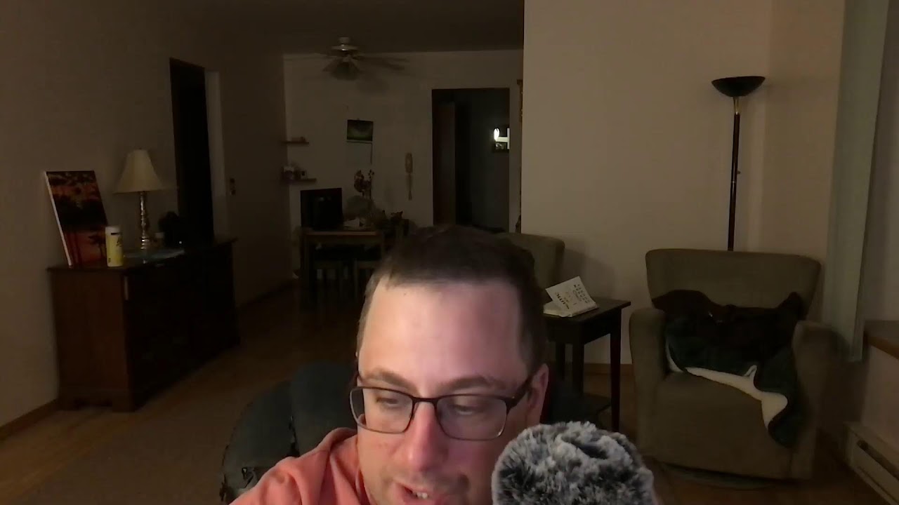 Live Stream, eating pasta and hard boiled eggs, soft spoken, talk about dieting