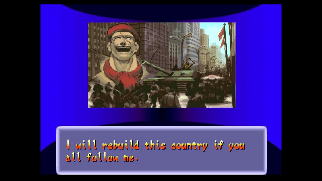 Street Fighter Alpha 2 (Zero 2) - Rolento Ending (PlayStation) (4K60fps)