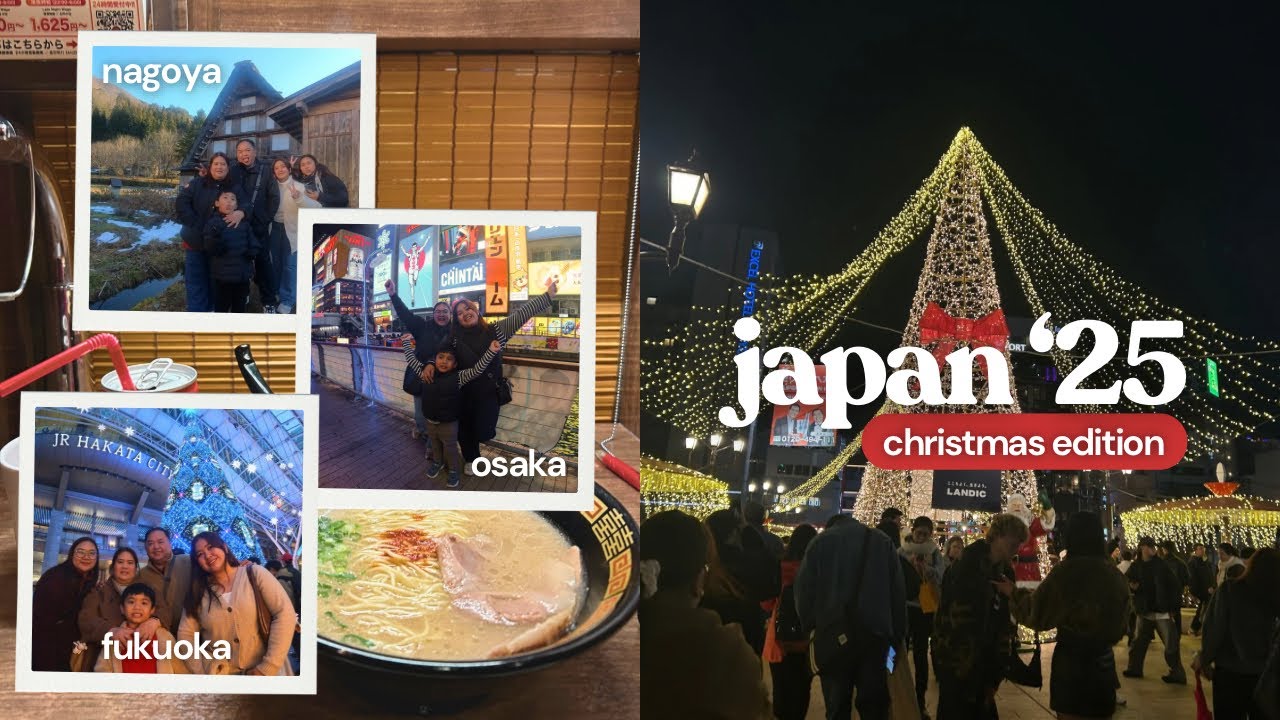 spending christmas 2025 in japan 🎄🇯🇵 9 days in nagoya, osaka, fukuoka