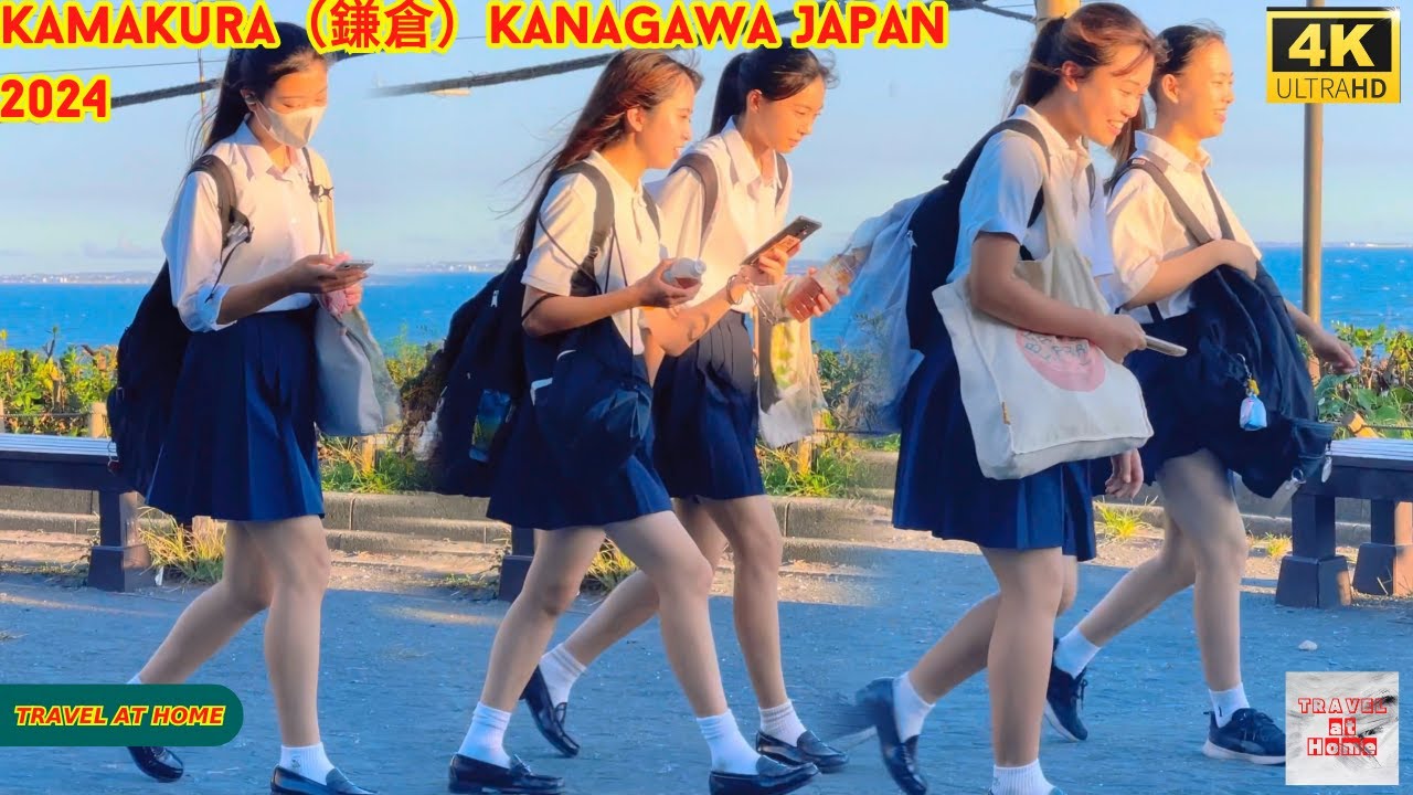 4k hdr japan travel 2024 | Walk in Kamakura（鎌倉）Kanagawa japan |  Relaxing Natural City ambience