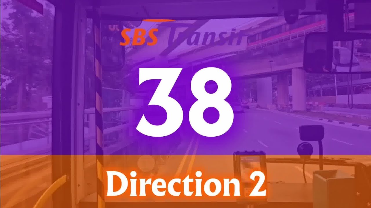 Route Visual of SBS Transit Trunk Service 38 (Direction 2)