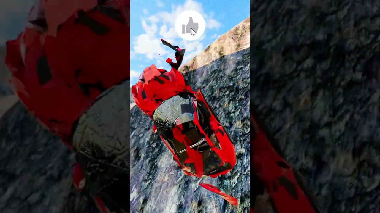 McQueen vs Hydraulic Crush #333 | BeamNG.Drive Gameplay  #beamng #experiment #mcqueen #jump