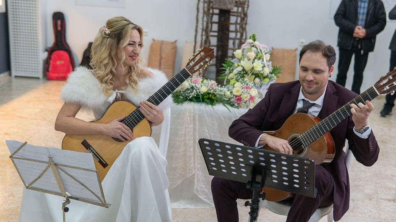 Canon in D - Johann Pachelbel by Allegro Duo | {4K}