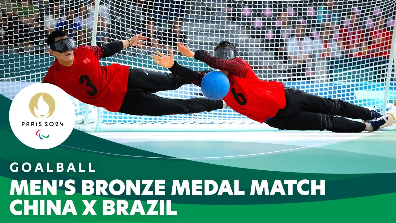 Men's Bronze Medal Match: 🇨🇳 China X Brazil 🇧🇷 | Goalball - Paris 2024 Paralympics