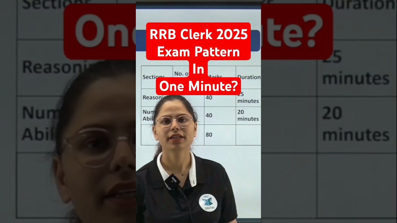 RRB Clerk Exam Pattern 2025 | IBPS RRB Office Assistant & Gramin Bank Clerk Exam Pattern | EduTap
