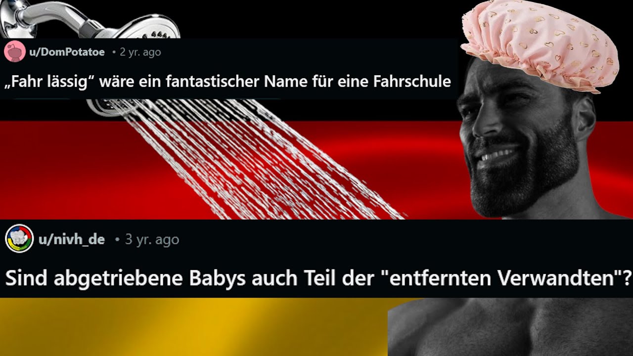 Wenn Deutsche Duschgedanken haben