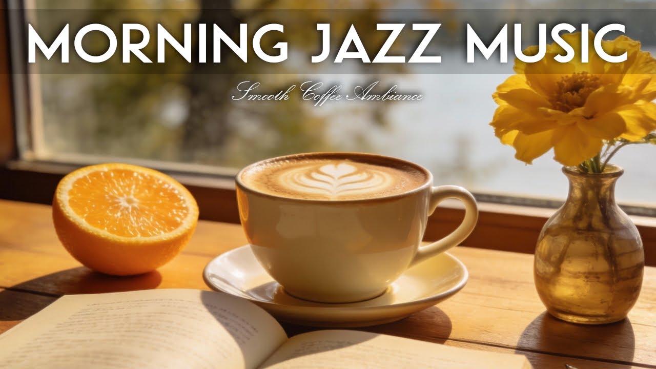 Morning Jazz Music☕Relax Coffee Ambiance Instrumental and Relaxing Jazz Cafe Music for Studying