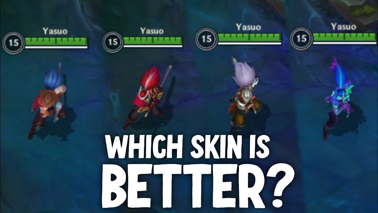 🌪[ WILD RIFT ] All Yasuo Skins Comparison ( ULTRA HIGH GRAPHICS ) - Hazue