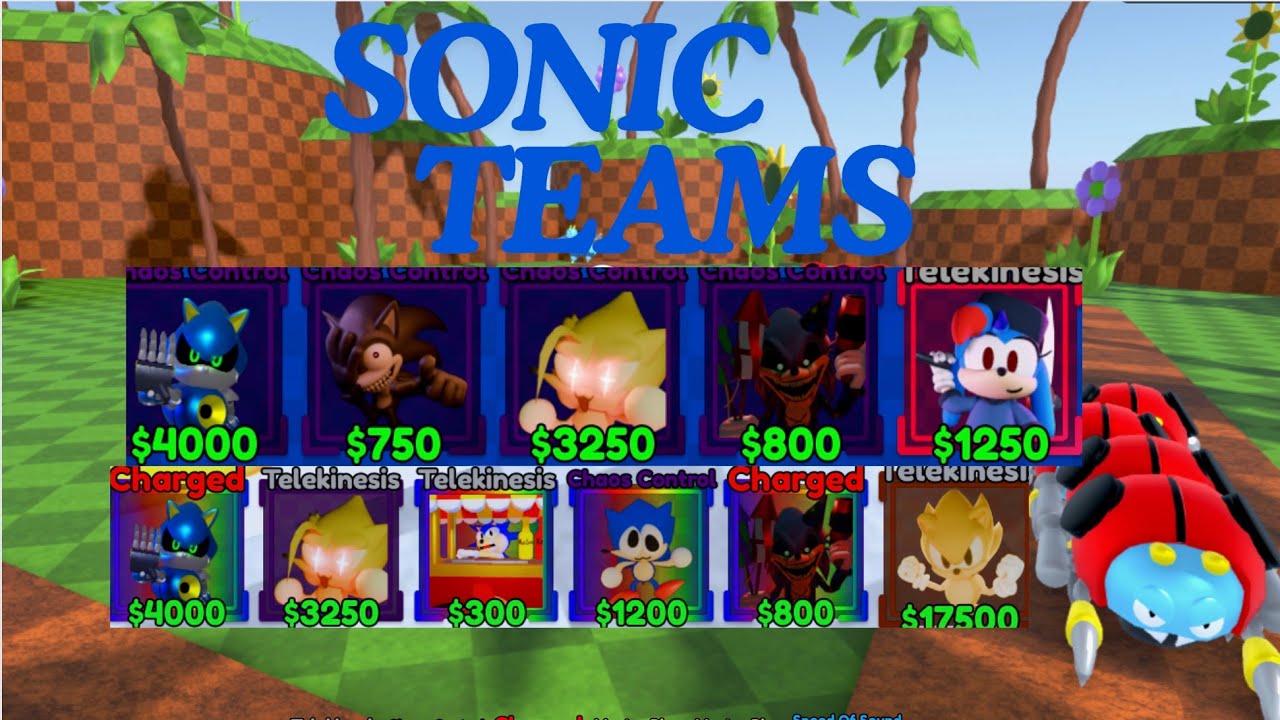 I USED A SONIC TEAM IN SONIC TD