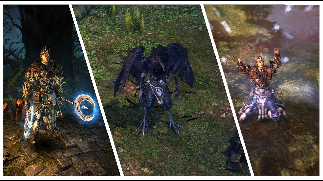 Grim Dawn Berserker Wereraven Gameplay - Immersive, No HUD, 4K Ultra