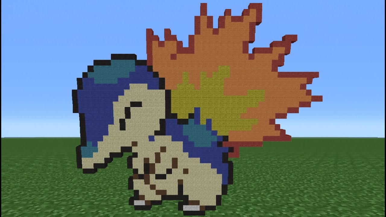 Minecraft Tutorial: How To Make A Cyndaquil
