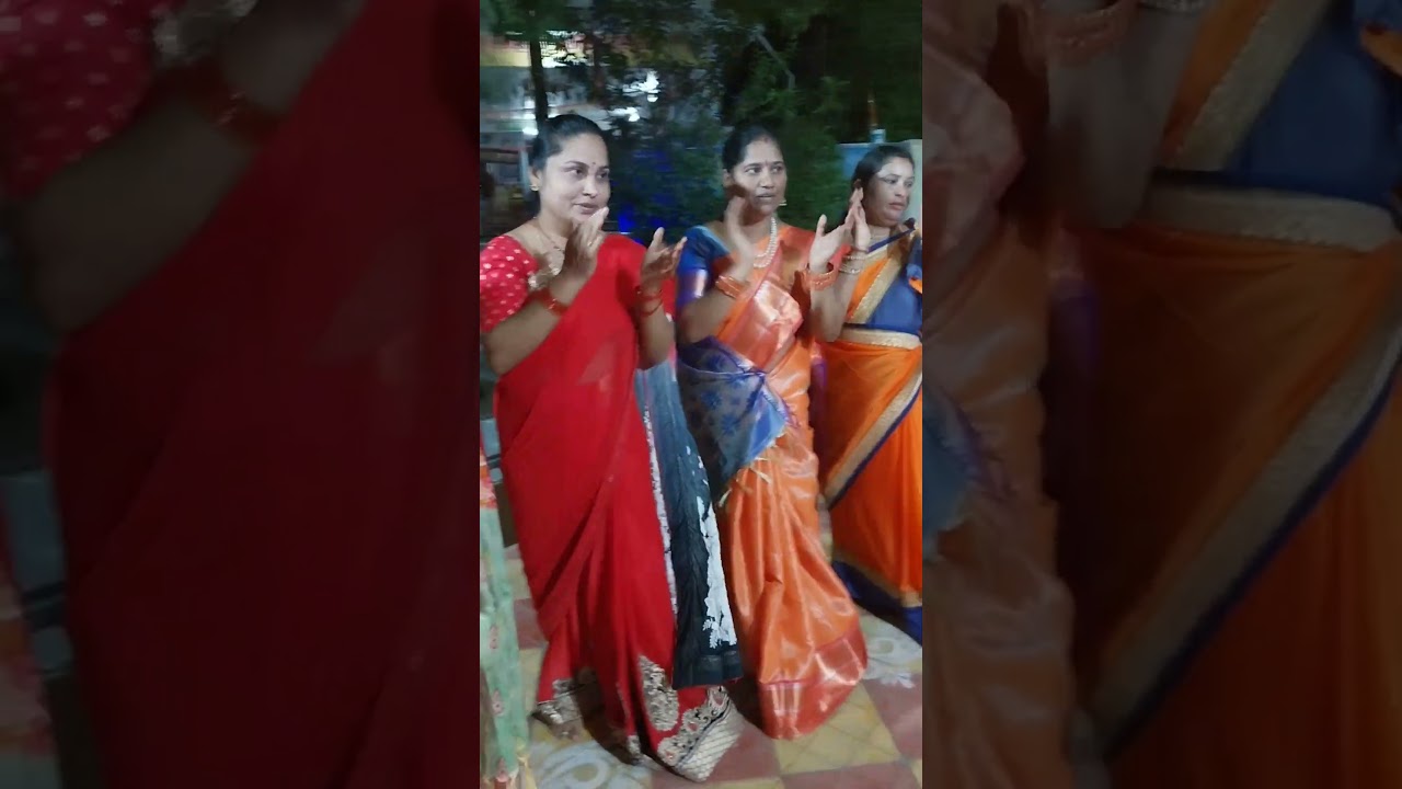 Village traditional batukamma🥰 celebrations #batukamma #trending #ytshorts #viral