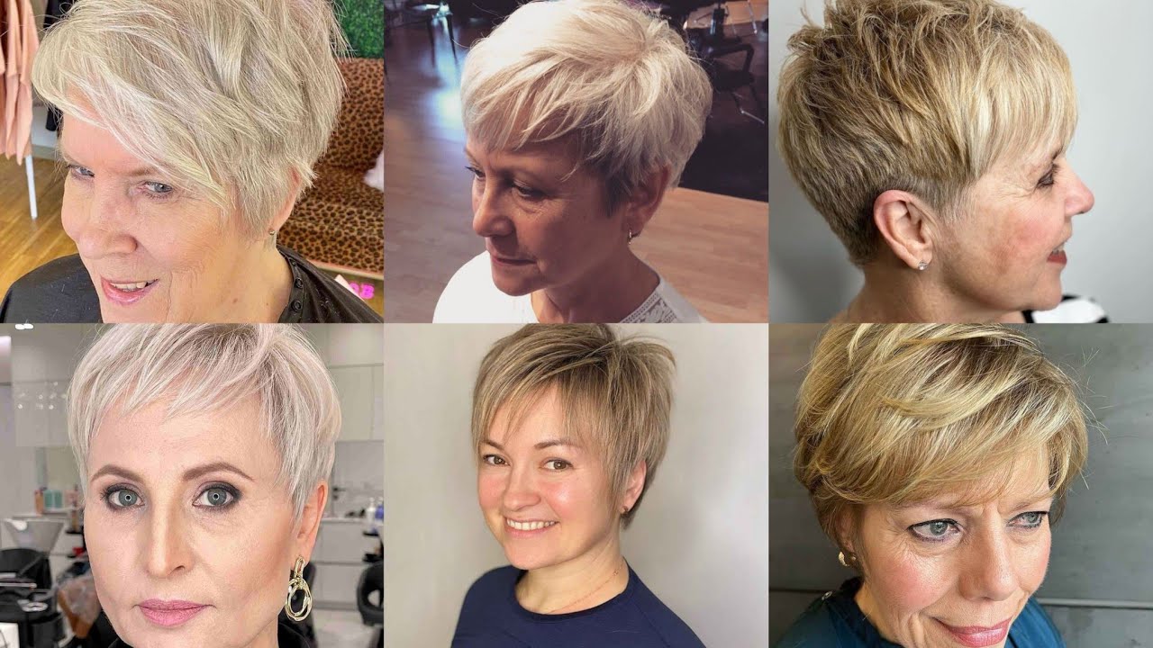 Modern women short Haircuts/Pinterest viral pixie haircuts and hairstyles/Trendy Hair colors