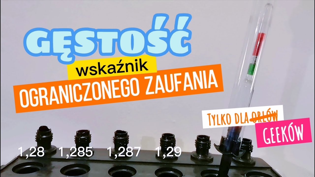 Gęstość - wskaźnik ograniczonego zaufania