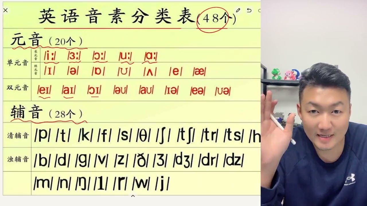 音标学习，了解48因素