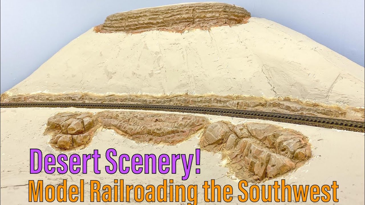 Building an HO Scale Model Railroad: Desert Scenery (01)