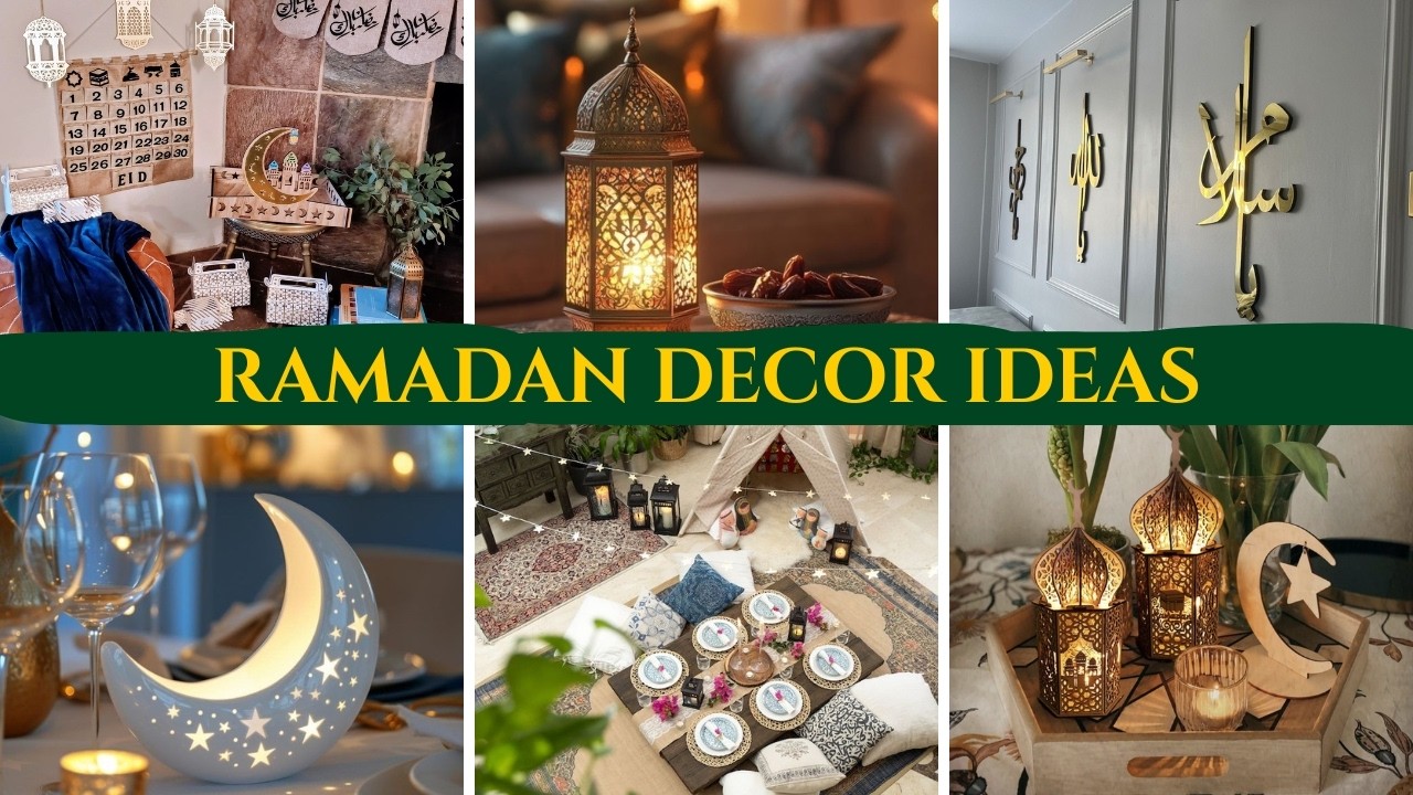 Magical 101+ Ramadan Decoration Ideas 2025 🌙 DIY Eid Decor for Home, Table & Doors