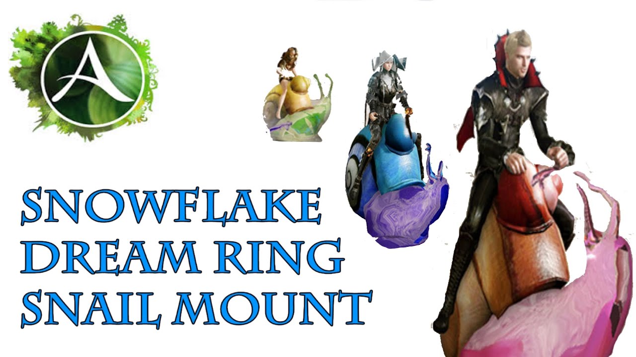 ArcheAge - How to get Snowflake on Trosk mountain, using the snail - Dream Ring: A Protective Potion