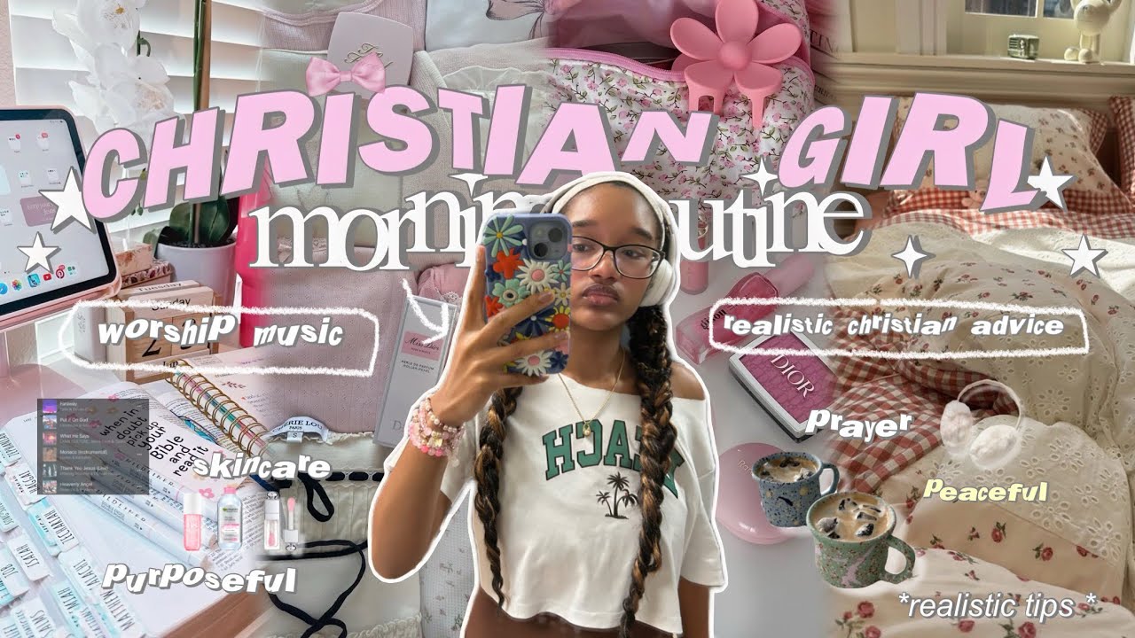 REALISTIC CHRISTIAN MORNING ROUTINE 𐙚🧸ྀི| How to start your day with God.