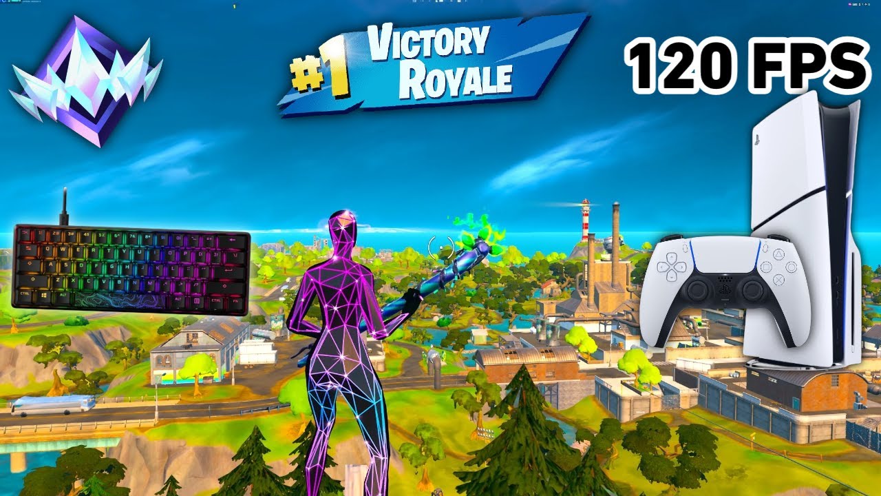 Fortnite Unreal Ranked Reload On PS5 Slim | Keyboard & Mouse Gameplay | 120 FPS | 4K