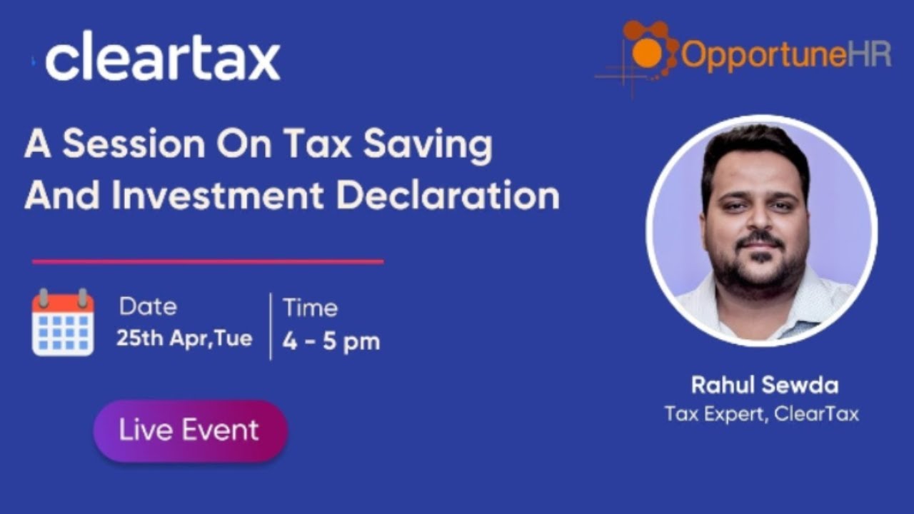 Tax Saving And Investment Declaration, Difference between Old and New Tax regime!