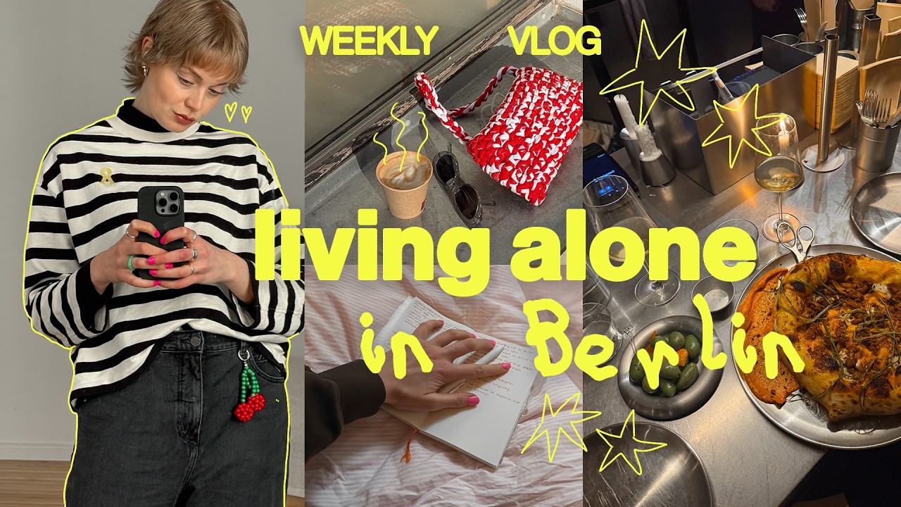 weekly vlog ⭐️ 9–5 work, kino, freund*innen sehen & künstlerbuch kommt aus dem druck!