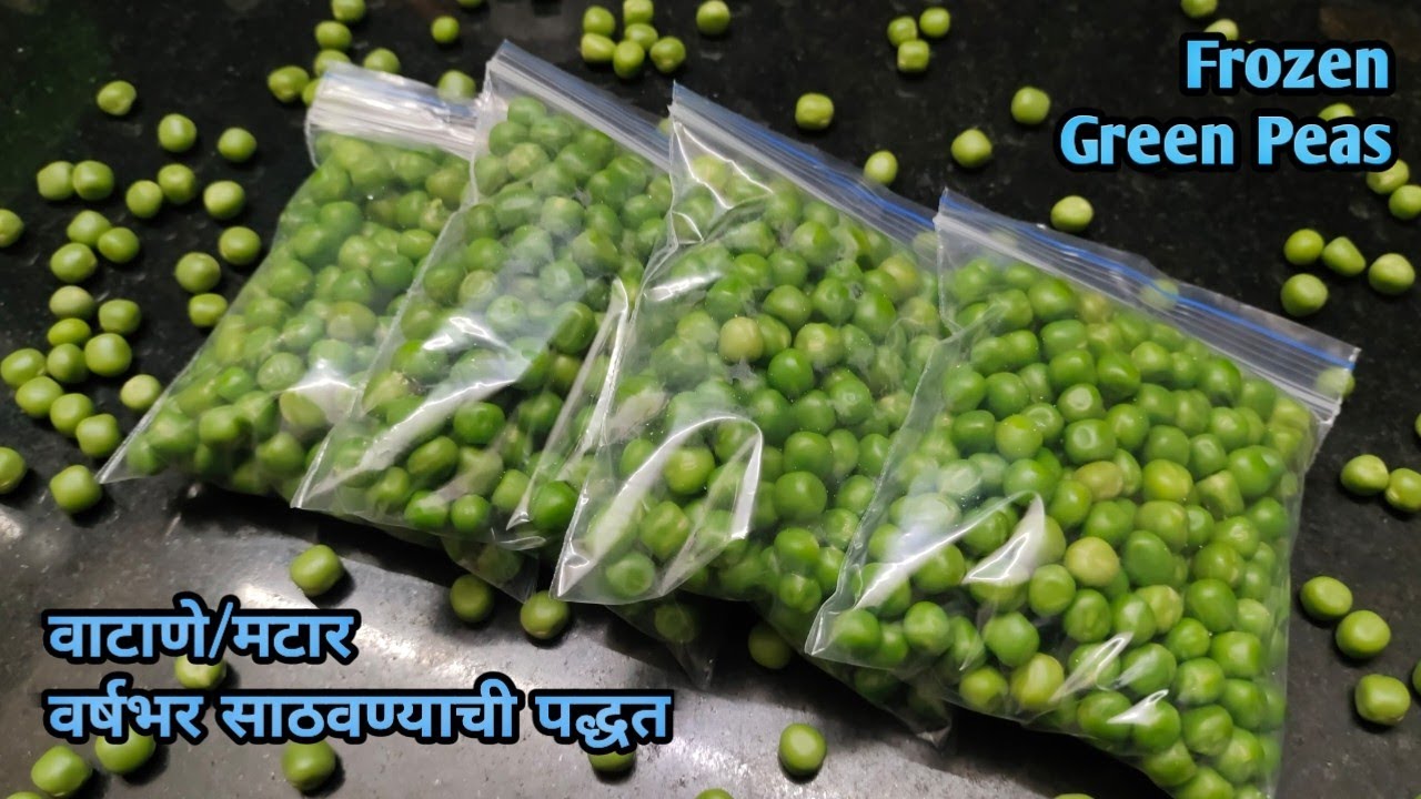 मटार वर्षभर कसे साठवावे | how to make Frozen green peas| मटार वर्षभर साठवण्याची पद्धत|मटर स्टोर करें
