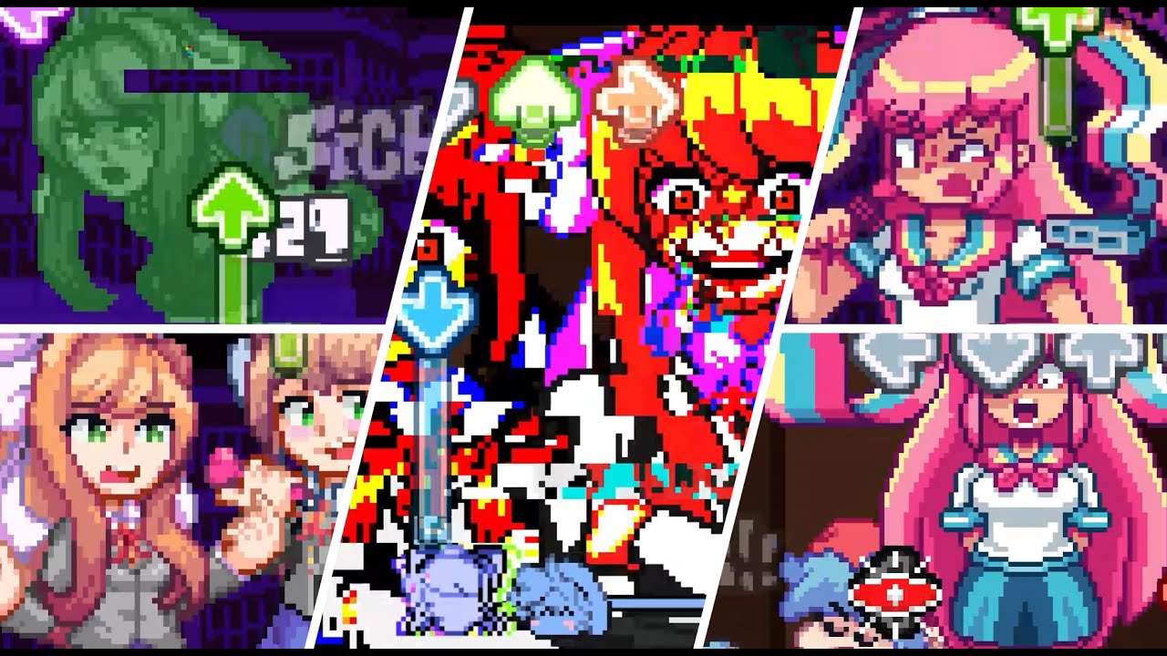 Friday Night Funkin': Death By Death (But Monika Sing It)