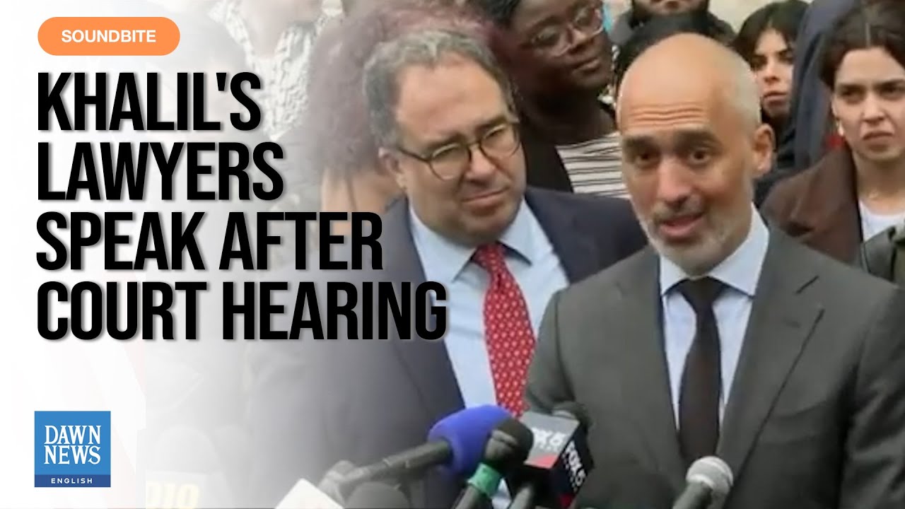 FULL PRESS TALK: Mahmoud Khalil's Lawyers Claim Arrest Violated First Amendment Rights | Dawn News
