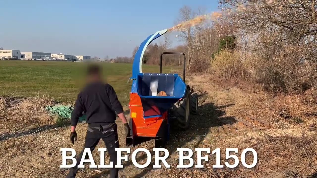 Balfor BF150 C 😱cippatore a trattore la lomborghini dei cippatori! Superveloce! 💪🏻